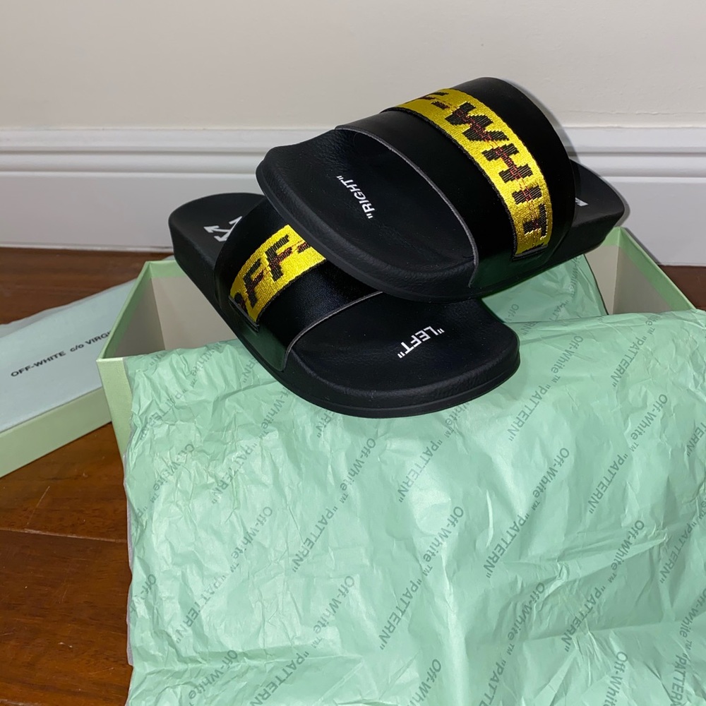 OFF - WHITE INDUSTRIAL SLIDES